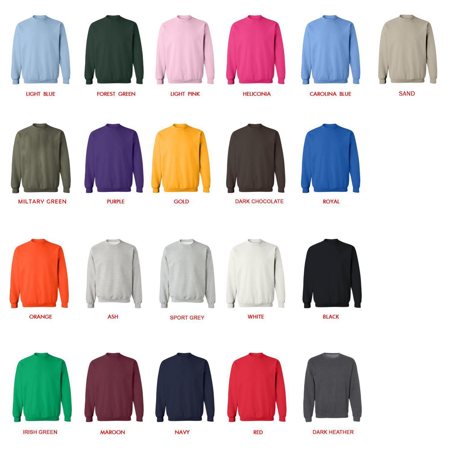 sweatshirt color chart - Genshin Impact UK Store