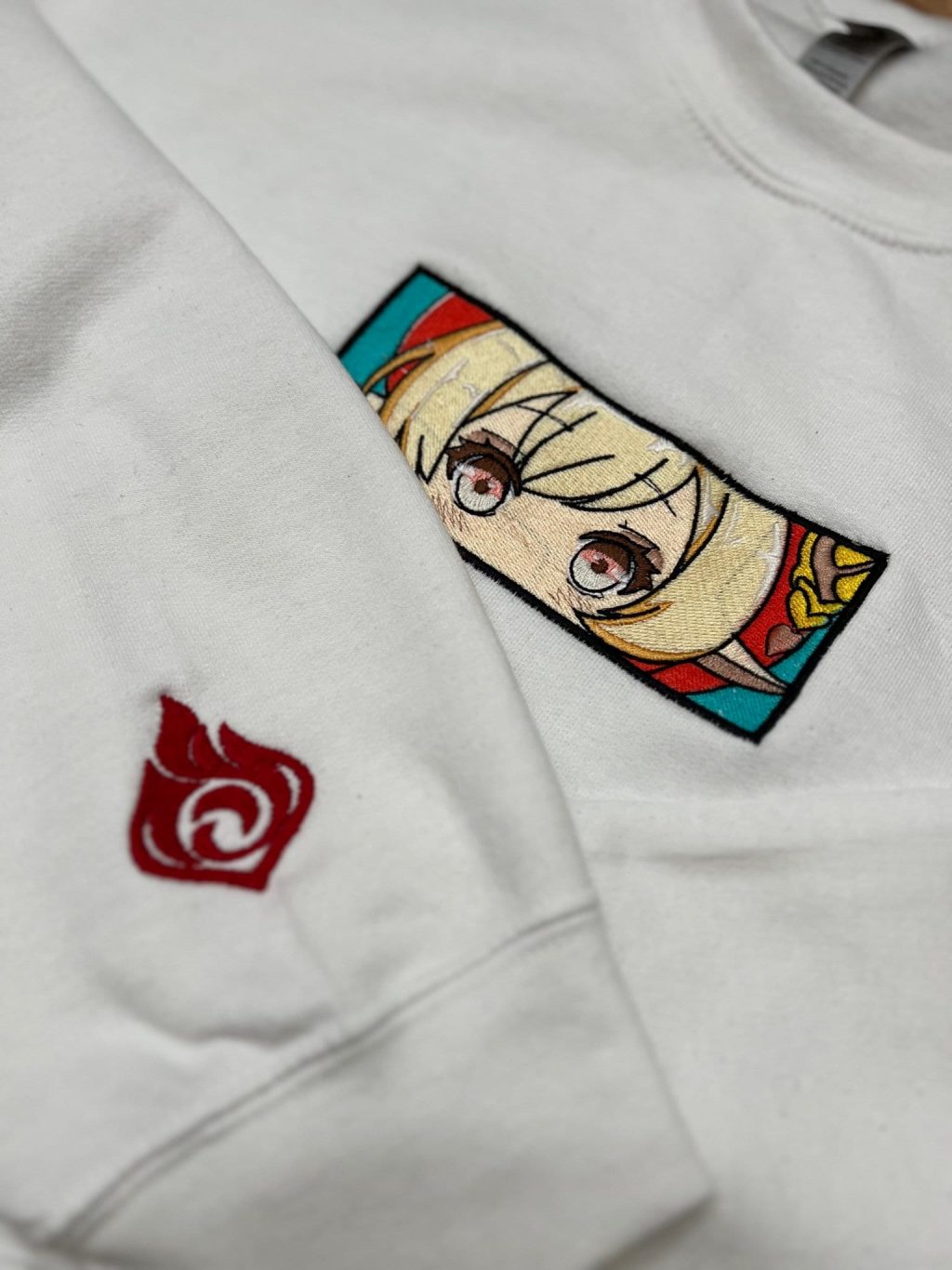 Genshin Impact Klee's Face Boxed Embroidered Clothing