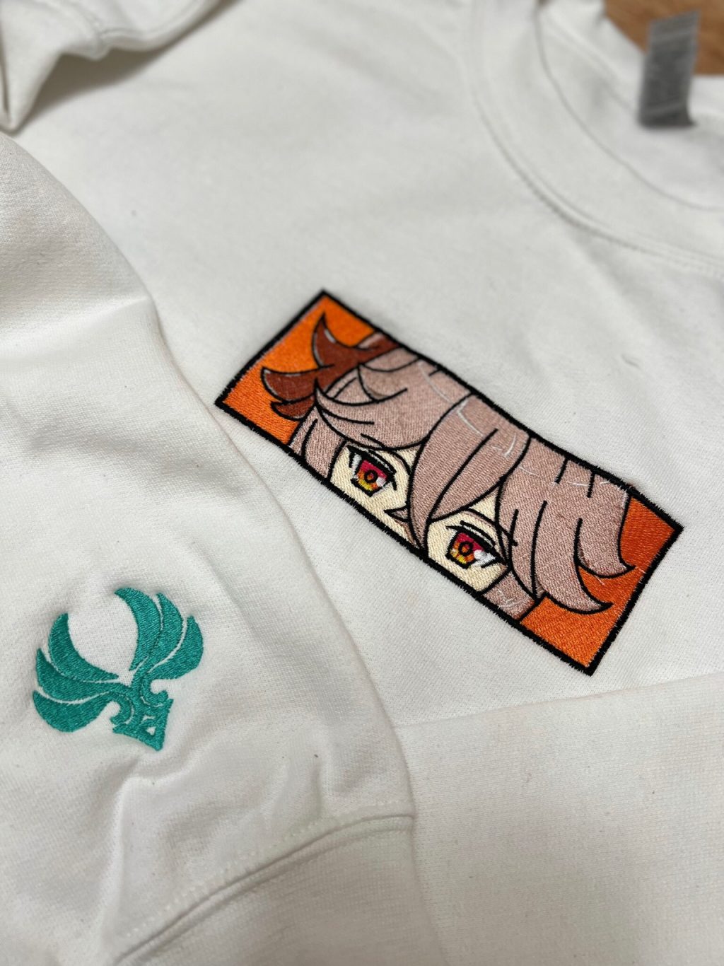 Genshin Impact Kazuha Face Boxed Embroidered Clothing