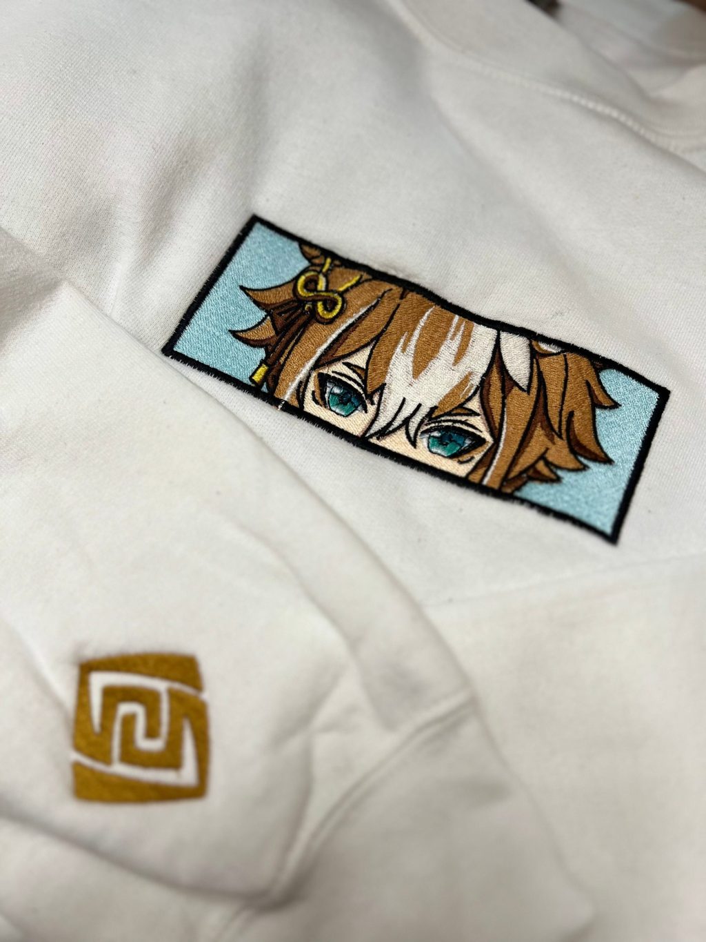 Genshin Impact Gorou's Face Boxed Embroidered Clothing