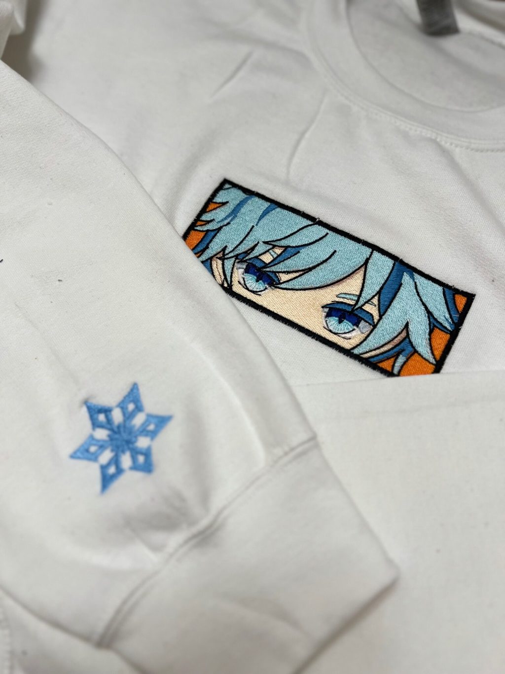 Genshin Impact Chongyun Face Boxed Embroidered Clothing