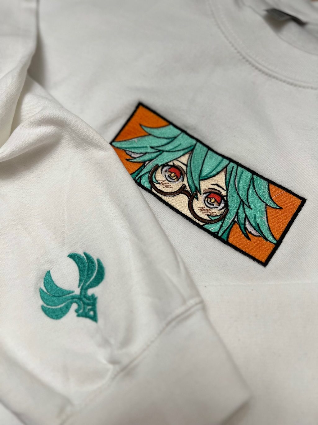 Genshin Impact Sucrose's Face Boxed Embroidered Clothing