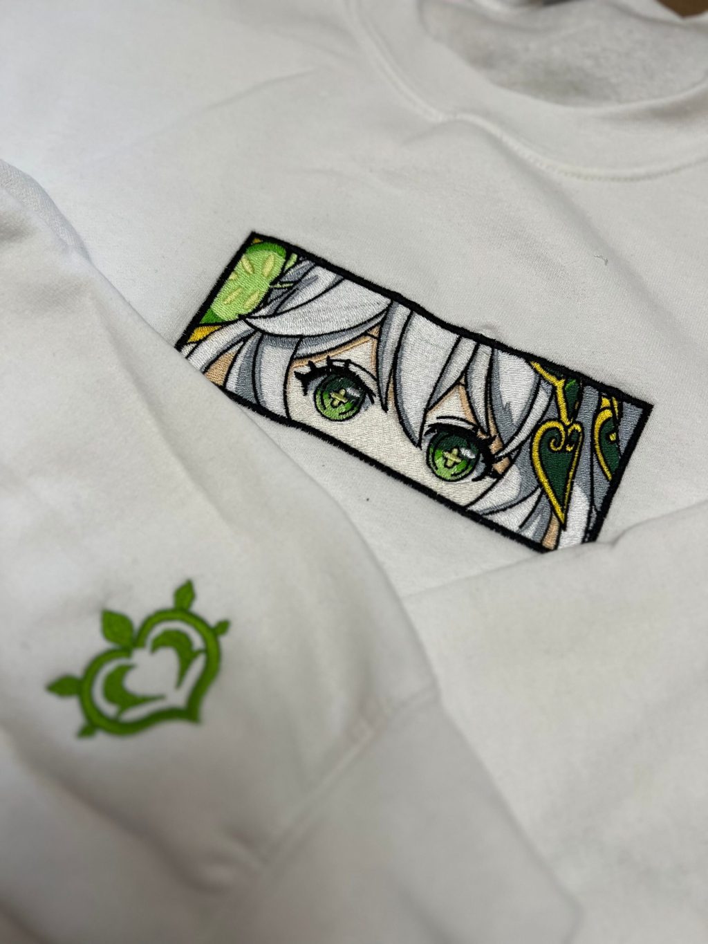 Genshin Impact Nahida's Face Boxed Embroidered Clothing