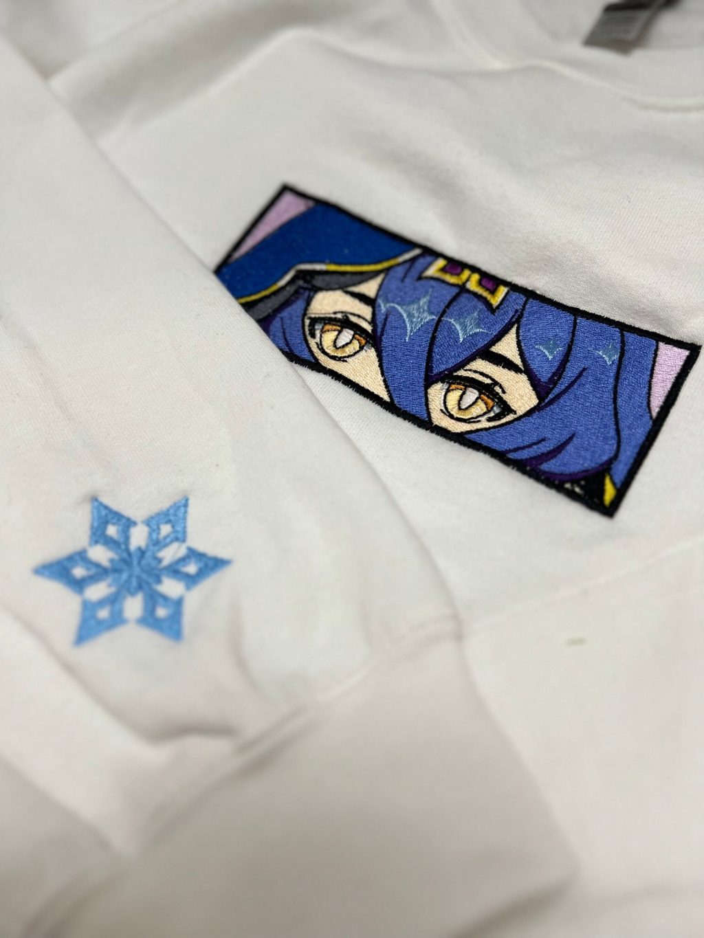 Genshin Impact Layla's Face Boxed Embroidered Clothing