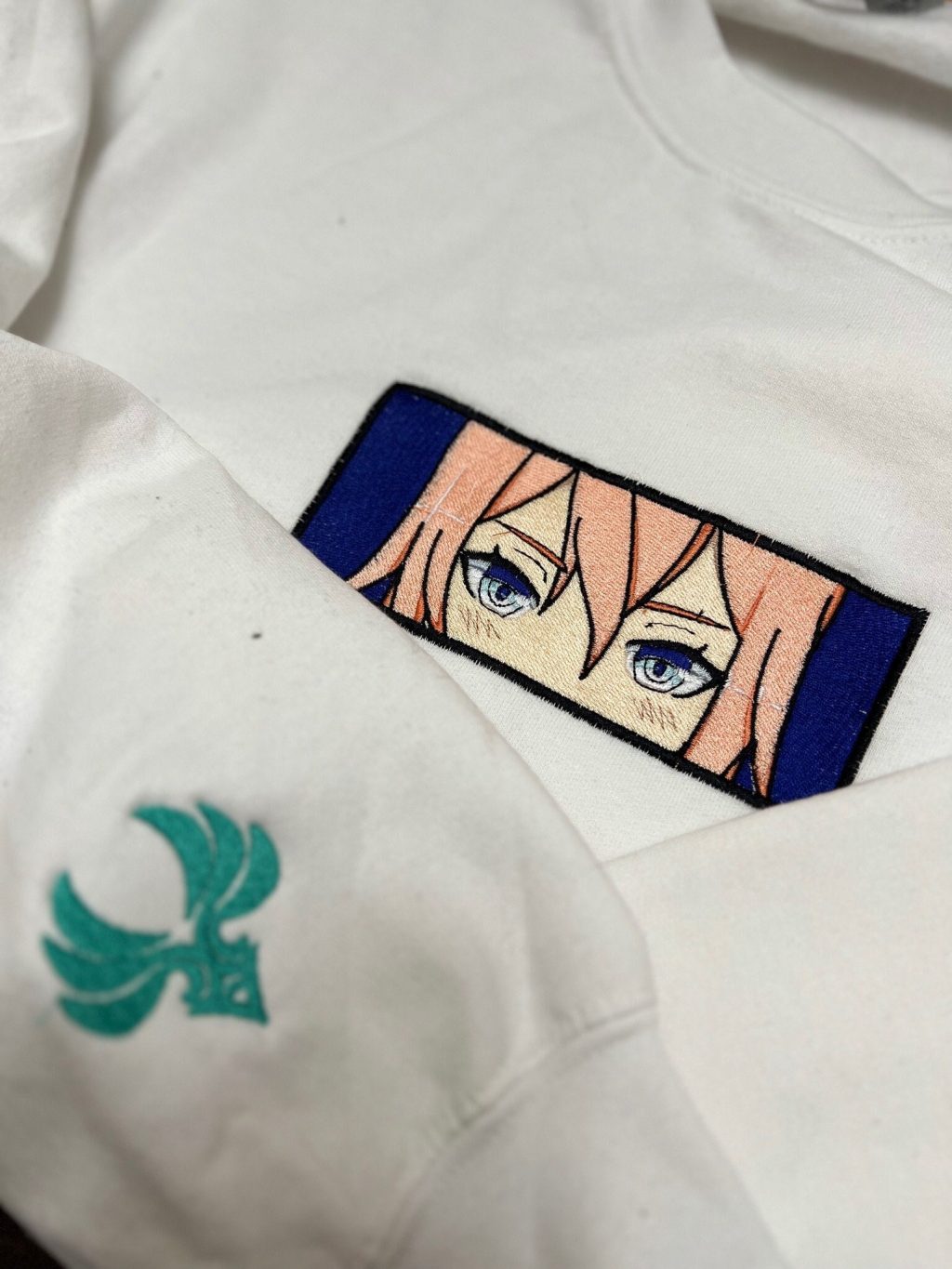 Genshin Impact Jean's Face Boxed Embroidered Clothing