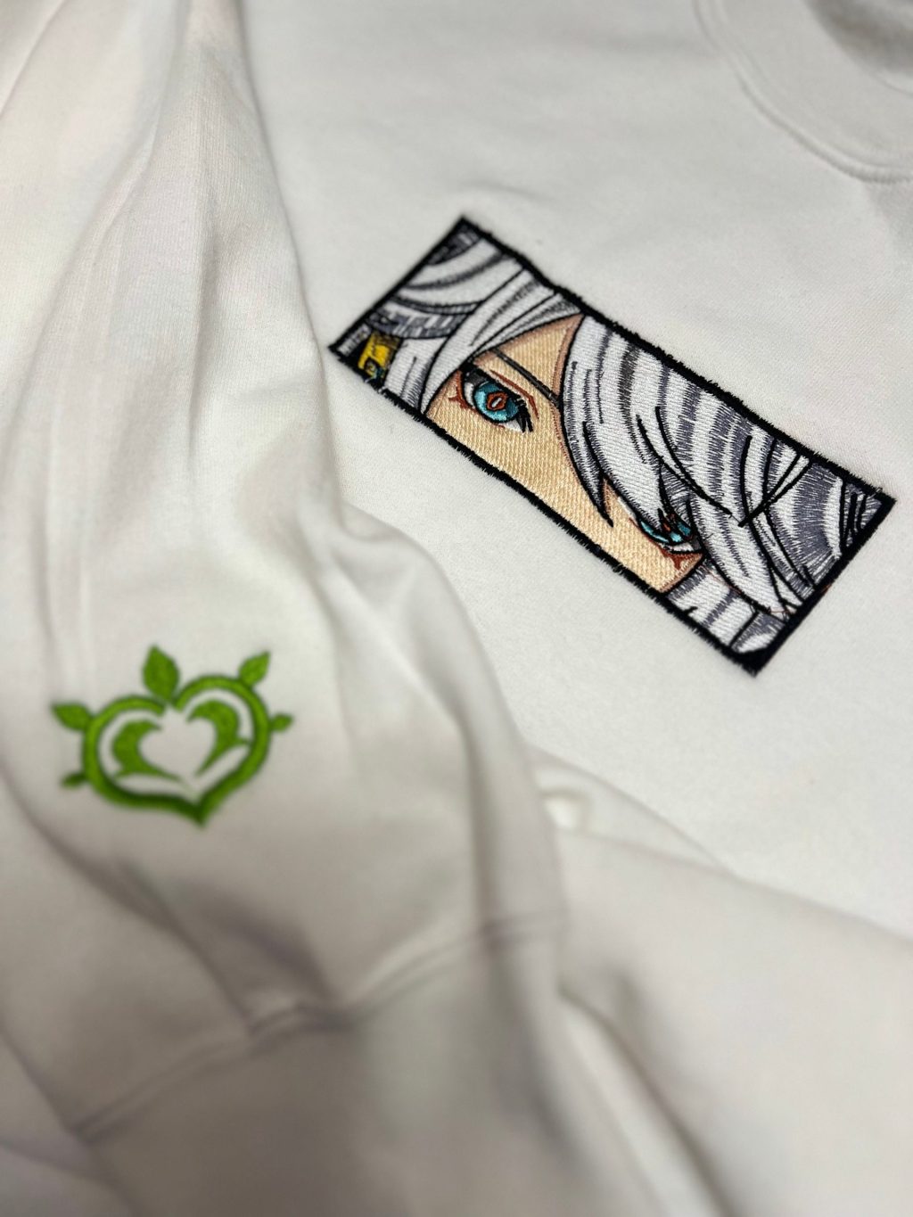 Genshin Impact Alhaitham Face Boxed Embroidered Clothing