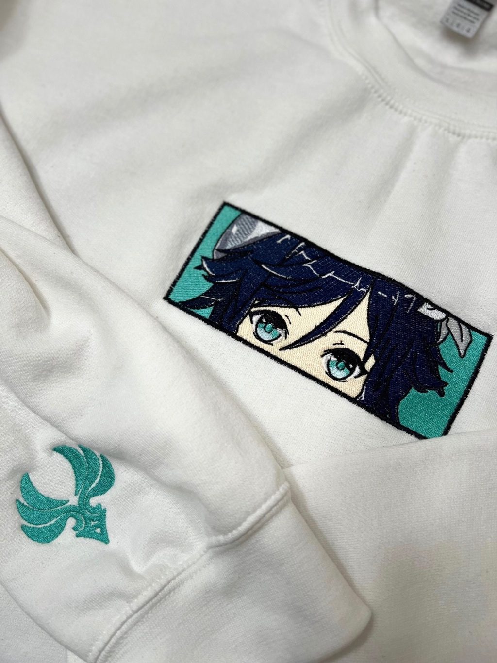 Genshin Impact Venti Face Boxed Embroidered Clothing
