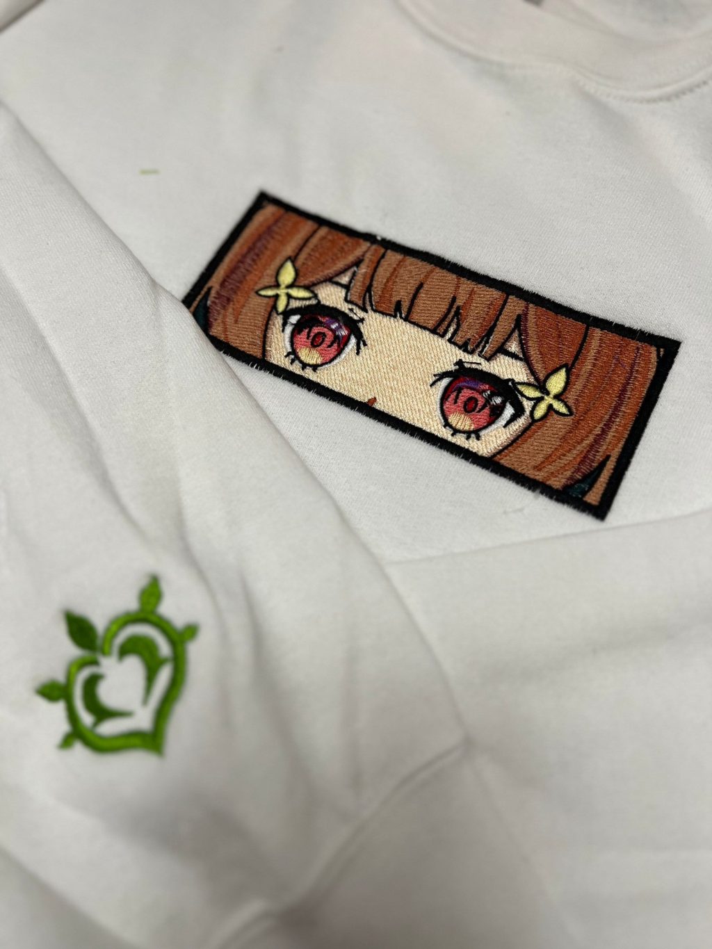 Genshin Impact Yaoyao Face Boxed Embroidered Clothing