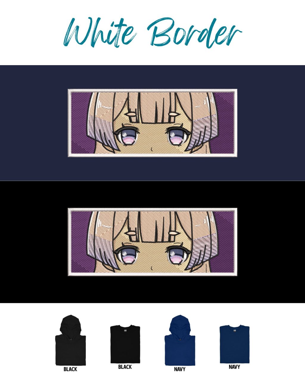 Genshin Impact Kokomi Face Boxed Embroidered Clothing - Image 3