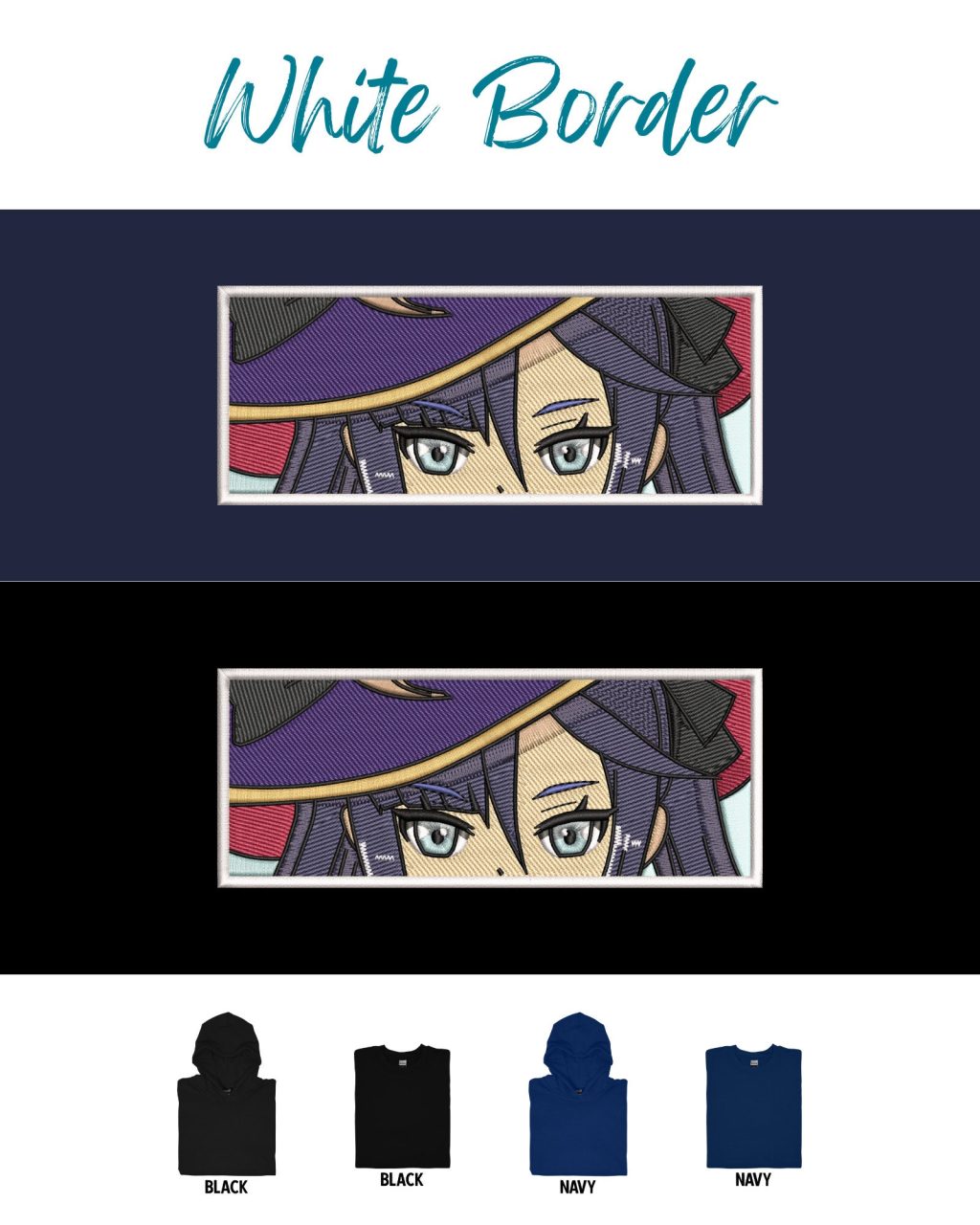 Genshin Impact Mona Face Boxed Embroidered Clothing - Image 2