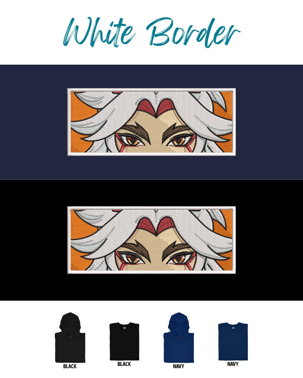 Genshin Impact Arataki Itto Face Boxed Embroidered Clothing - Image 2