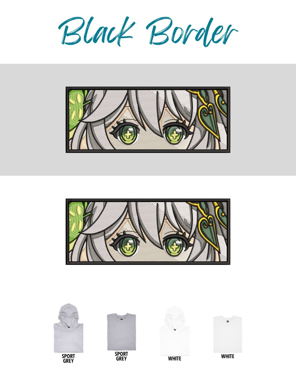 Genshin Impact Nahida's Face Boxed Embroidered Clothing - Image 3