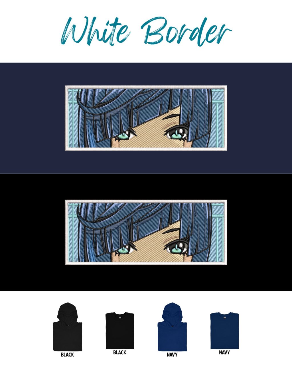 Genshin Impact Yelan Face Boxed Embroidered Clothing - Image 3