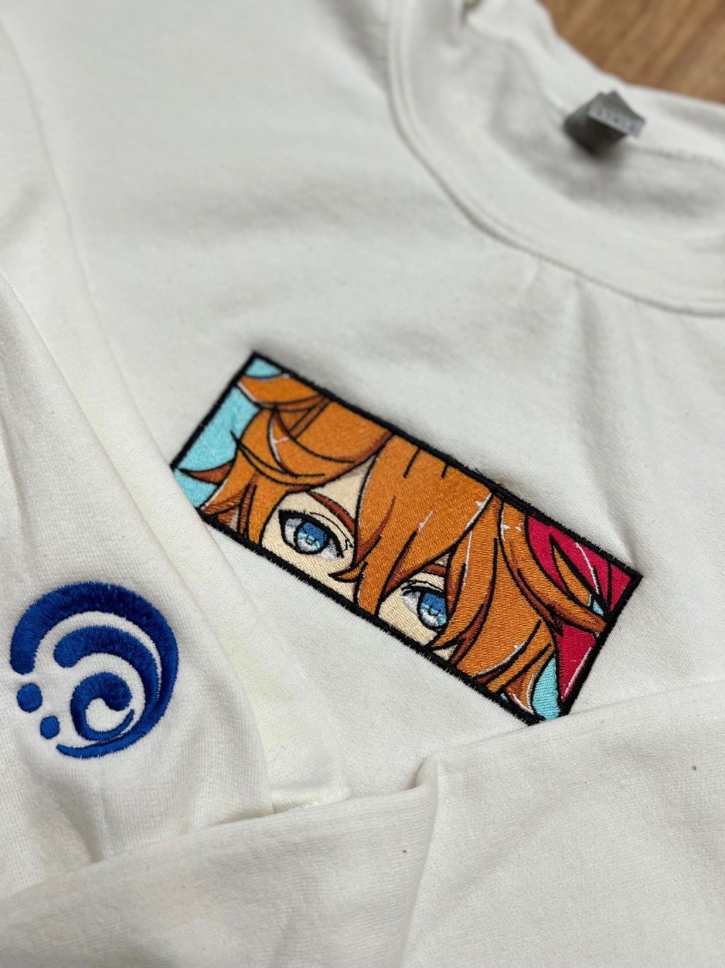 Genshin Impact Childe/Tartagalia Face Boxed Embroidered Clothing