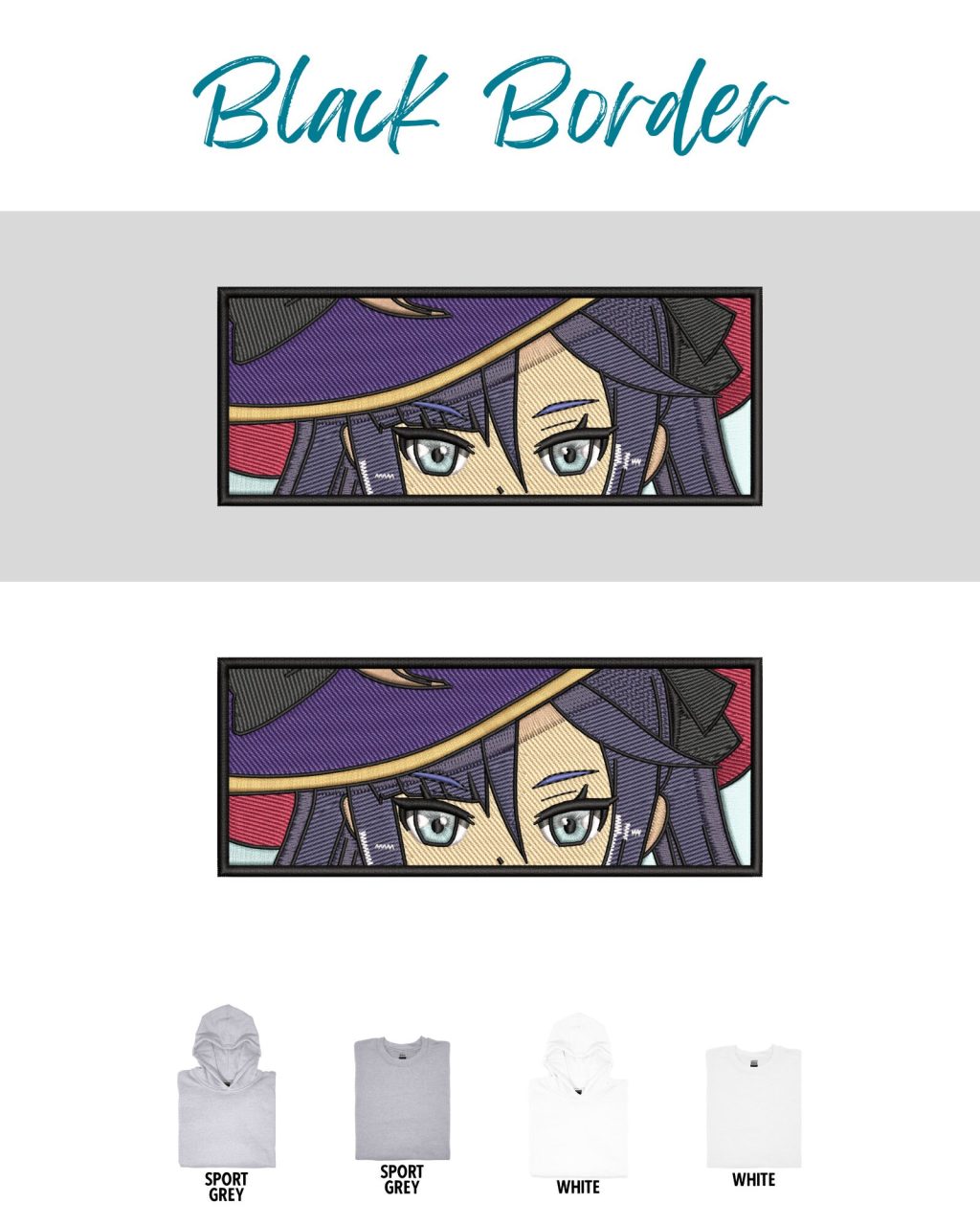 Genshin Impact Mona Face Boxed Embroidered Clothing - Image 3