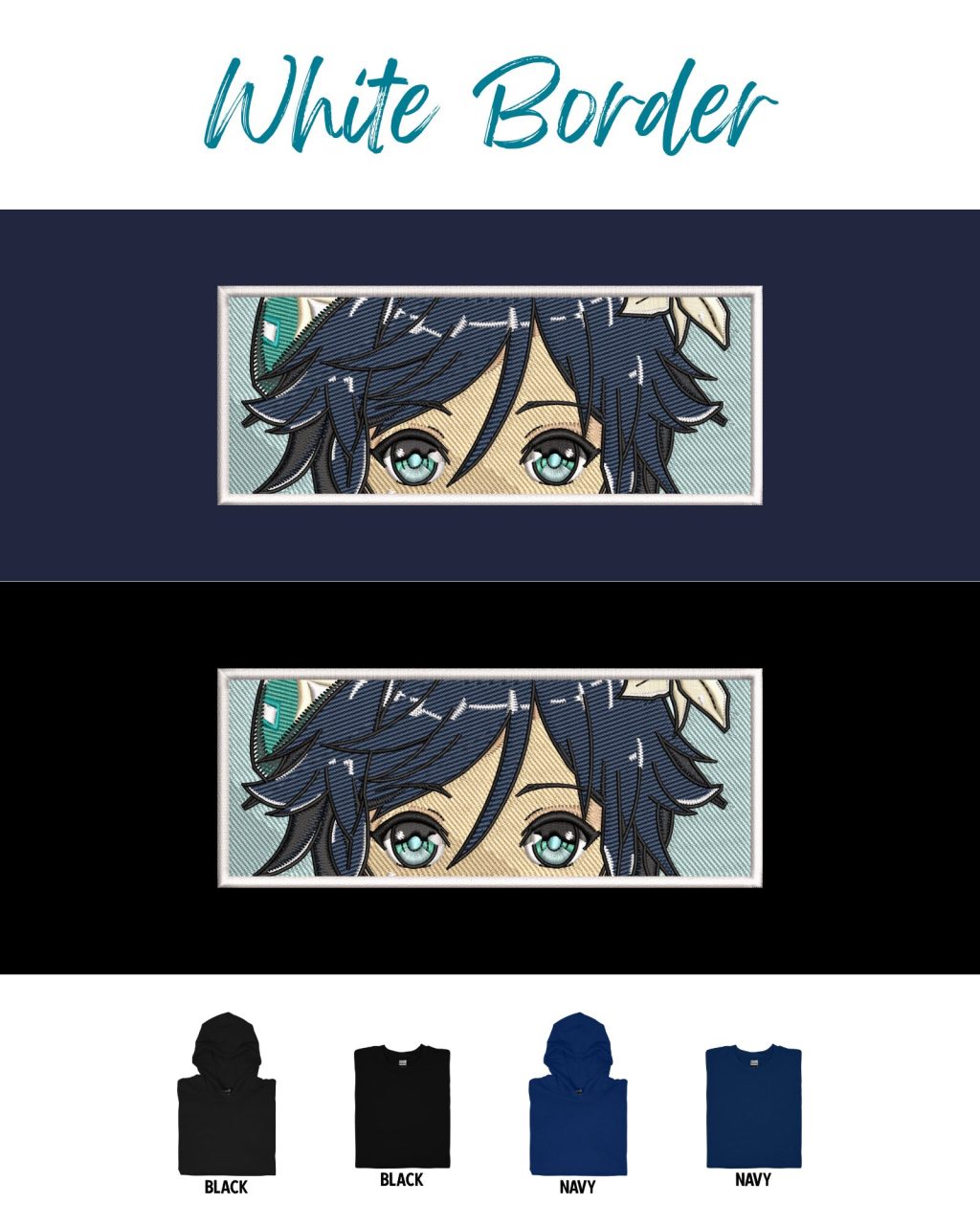 Genshin Impact Venti Face Boxed Embroidered Clothing - Image 3