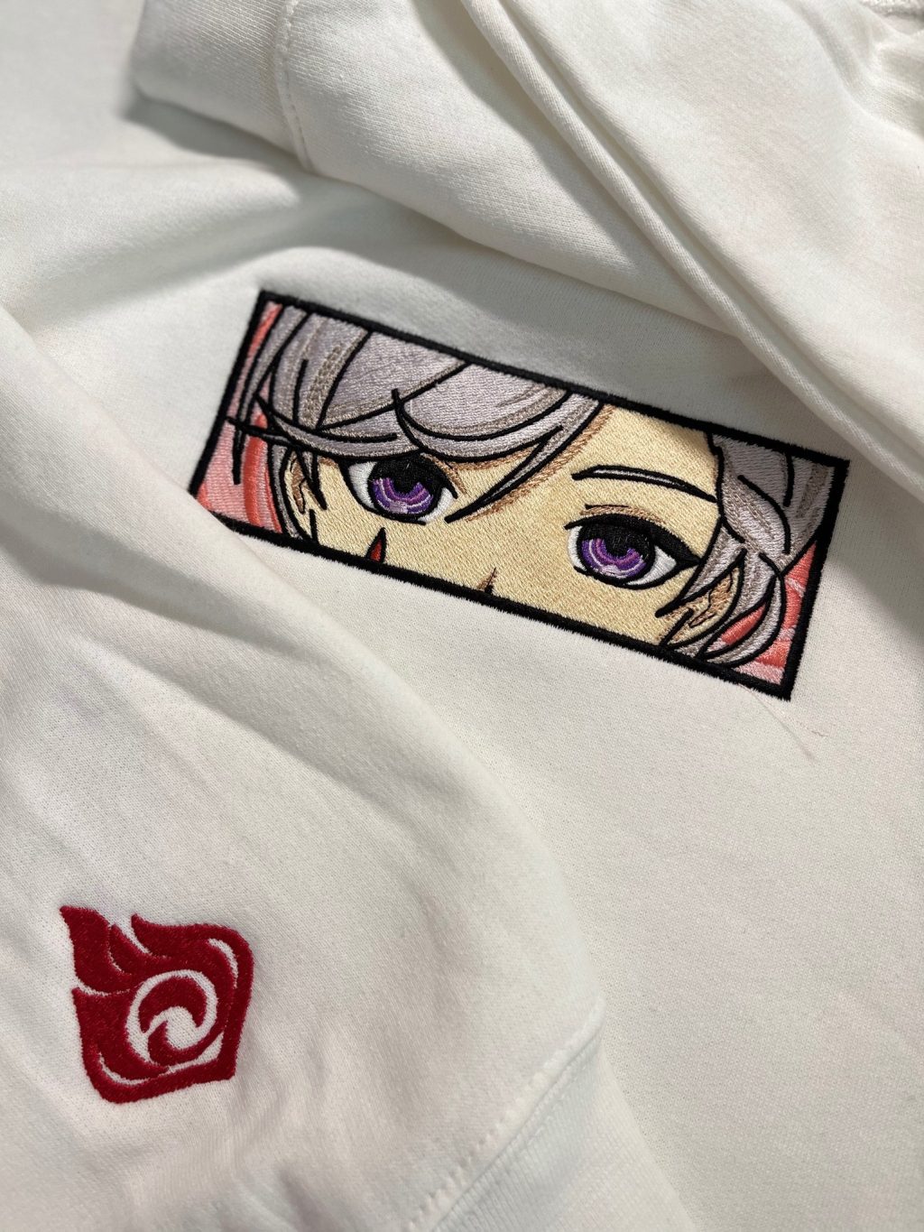 Genshin Impact Lyney Face Boxed Embroidered Clothing