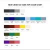 tank top color chart - Genshin Impact UK Store