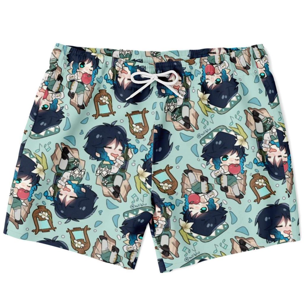 Venti Genshin Impact Swim Trunks