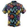 visions Button Up Hawaiian Shirt front new - Genshin Impact UK Store